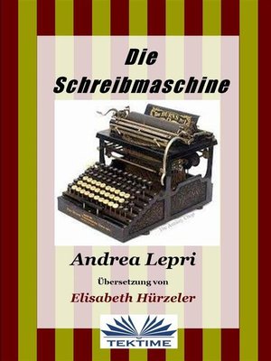 cover image of Die Schreibmaschine